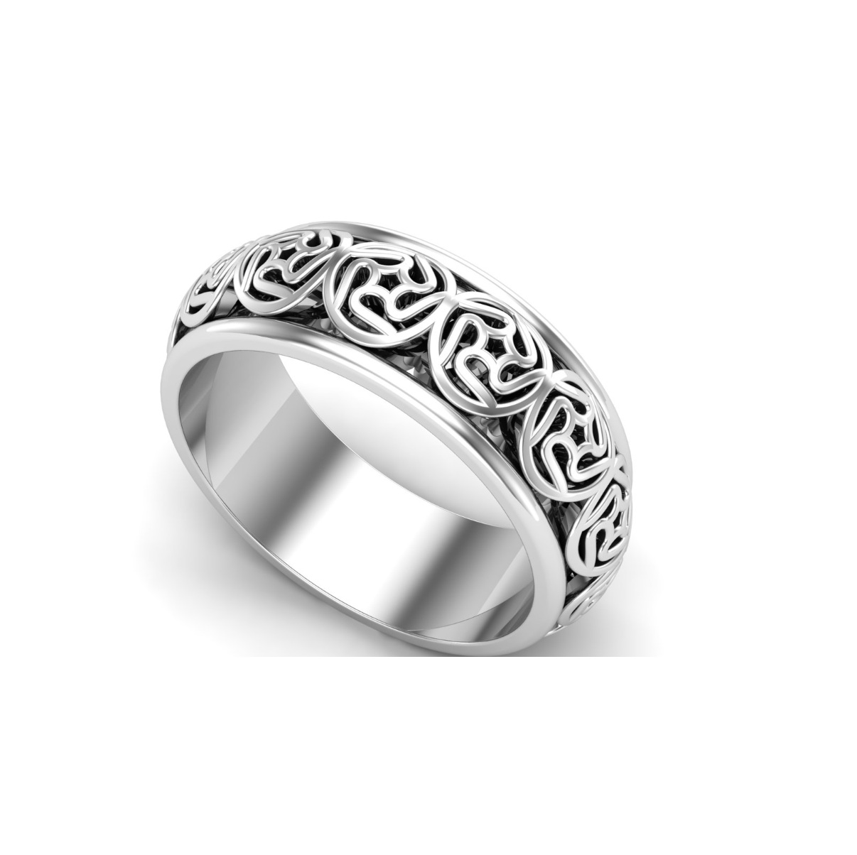 Bague anneau argent Sacred